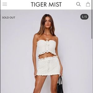 Tiger Mist Braxton Top & Skirt Set